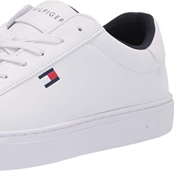 NEW Tommy Hilfiger Mens Brecon Classic Sneaker Sz 11 white - Picture 6 of 11